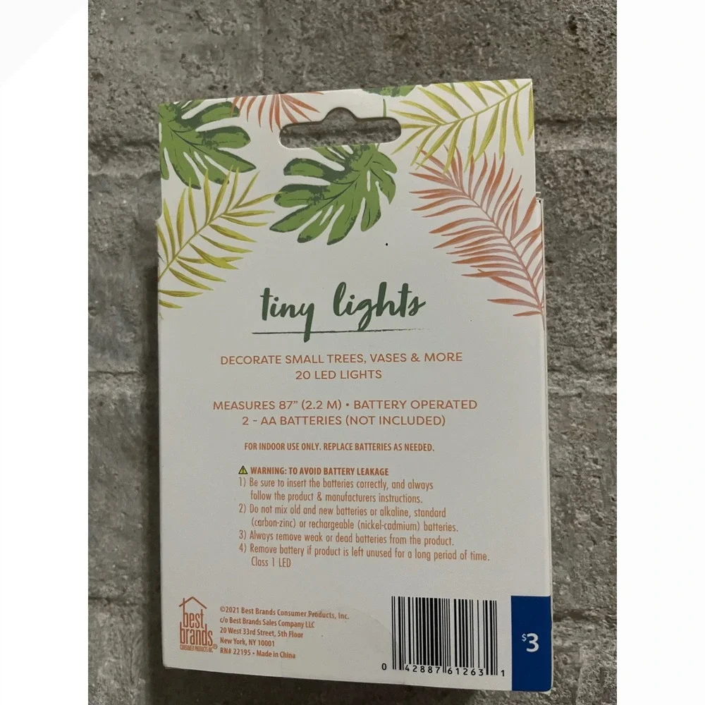 Llama String Lights 20 LED Tiny Lights 87